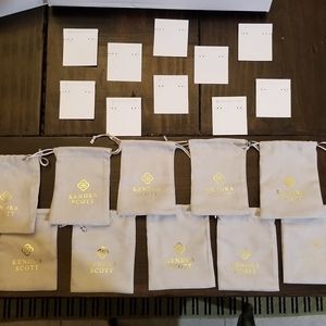 Kendra Scott Earring Cards and Pouches ( Dust Bags)